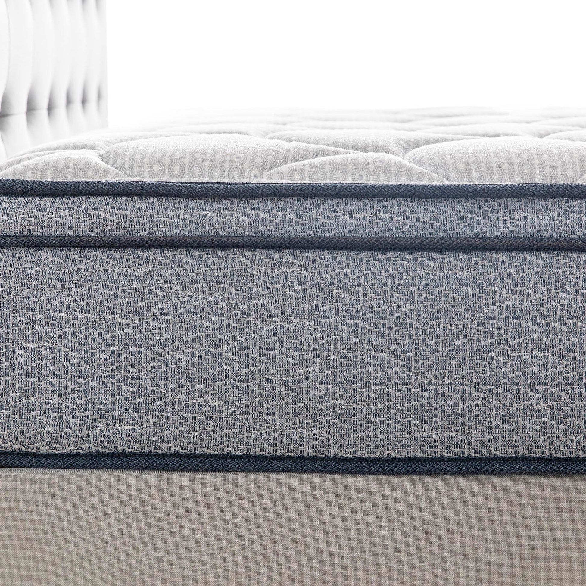 Side view of the Serta Perfect Sleeper Charlotte 10.5 inch Plush Euro Top Mattress