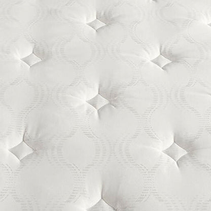 Close-up view of the fabric used on a Serta Classic Plush 11"