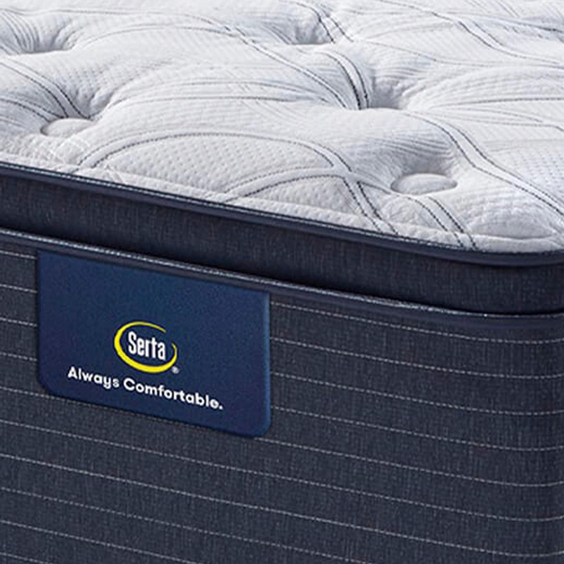 Corner view of the Serta Classic Elite Plush Pillow Top 15"