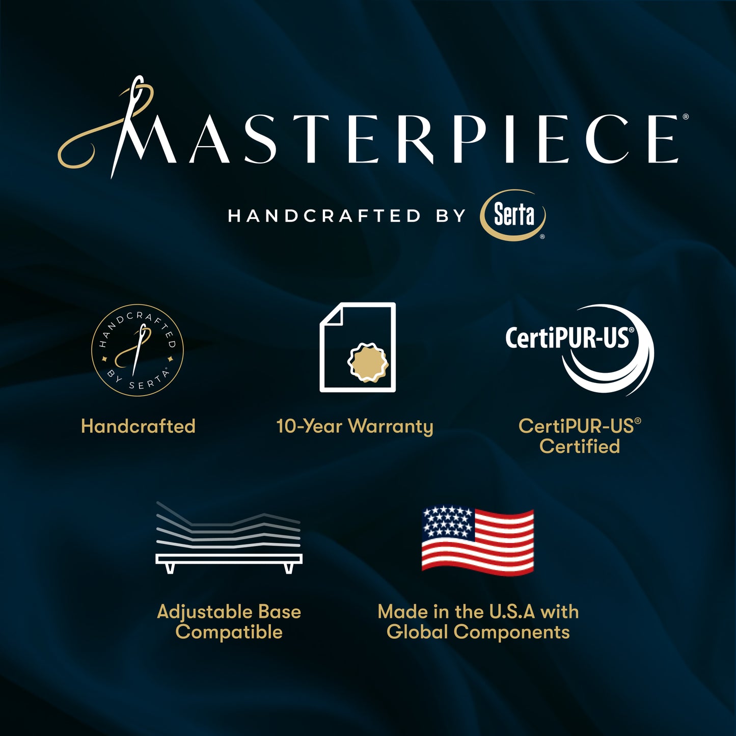 Masterpiece™ Handcrafted by Serta® Exhibit Medium