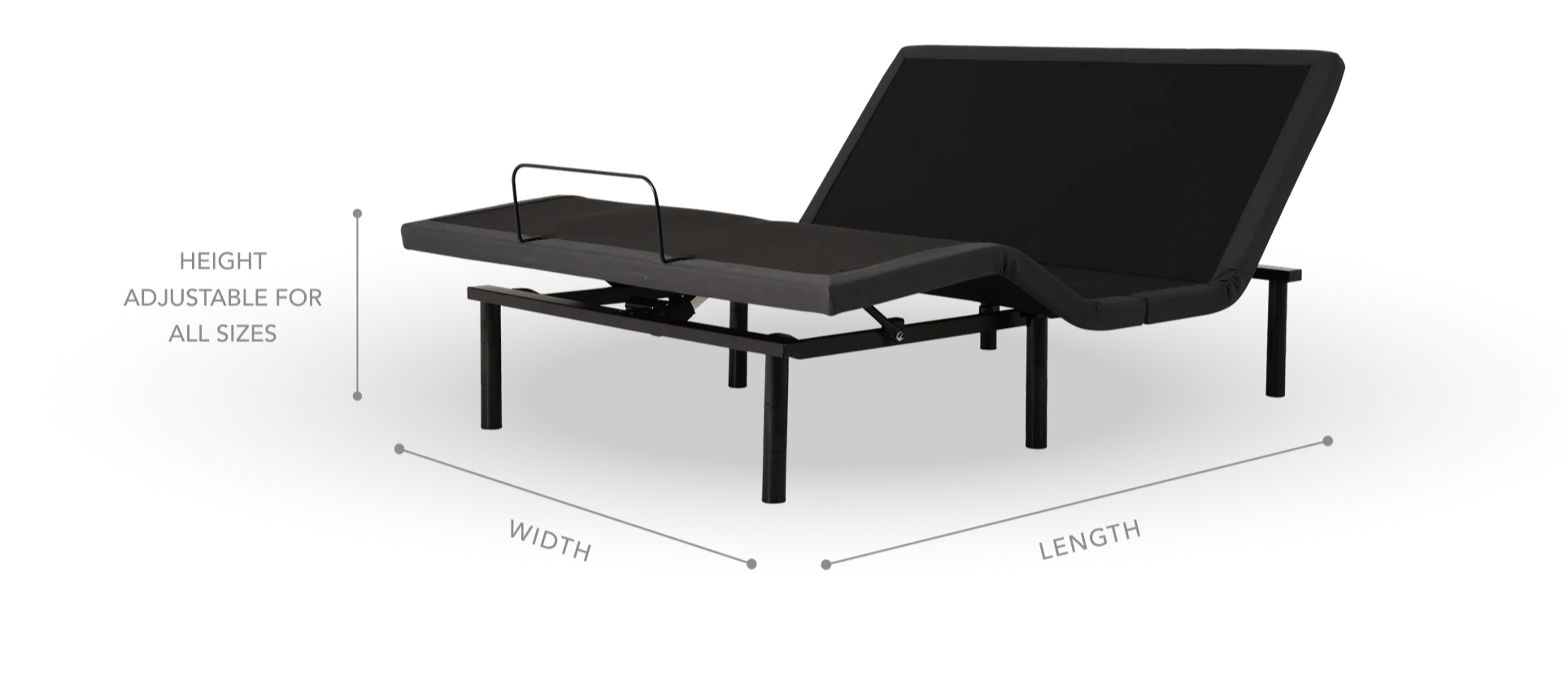 Serta baselogic gold adjustable base size and dimensions